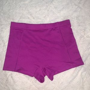 BCG royal purple volleyball spandex shorts